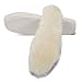 WOBAOS Sheepskin Replacement Insoles -Unisex Cozy Warm Thick Fleece Wool Insoles (men's11)