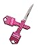Langxun 2 Pack Keychain Folding Pocket Knife/Self Defense Keychain Knife - Ideal Birthday Gifts, Thanksgiving gifts and Christmas Gifts, New Year's Gifts (Pink)