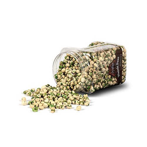 Wasabi Peas - (24 oz) Great Crunchy Spicy Snack for Daily Use - Plenty to Share - Reusable Jar - Kosher Certified - By Jaybee's Nuts - Thumbnail 3