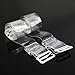 Tinksky 6 Pairs Adjustable Invisible Clear Elastic Bra Straps Replacement Non Slip 1.5cm