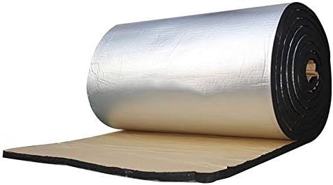 SALAMOPH Heat Shield, Sound Deadening Material, Car Sound Deadening Mat, Engine Insulation Foam With Aluminum Sheet 50 * 200Cm