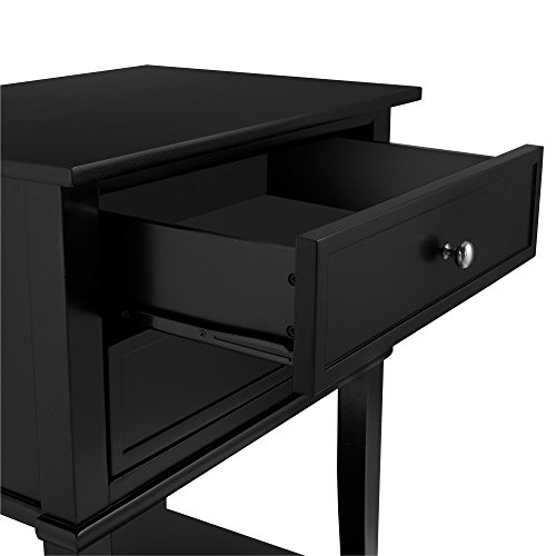Ameriwood-Home-Franklin-Accent-Table-2-Drawers-Black