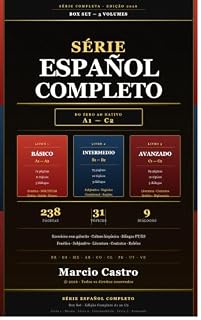 Livro Série Español Completo — Box Set A1 ao C2: Guia Bilíngue Completo: Básico, Intermediário e Avançado em um único volume (Série Español Completo · Volume 1)