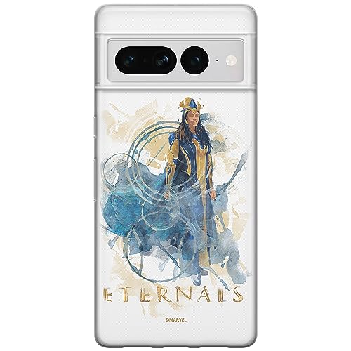 ERT GROUP Handyhülle für Google Pixel 7 PRO Original und offiziell Lizenziertes Marvel Muster Eternals 008 optimal an die Form des Handy angepasst, hülle aus TPU