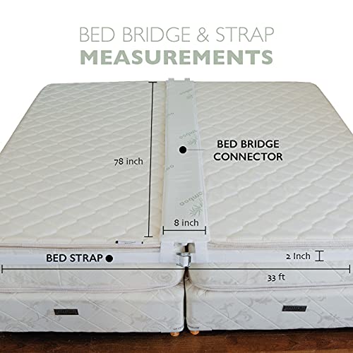 BALIBETOV Twin to King Bed Converter kit Bed Bridge Split King Gap