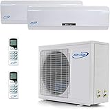 2 Zone Mini Split - 9000 + 12000 Ductless Air