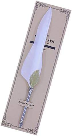 Writing Feather Quill Dip Pen (White)