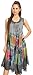 Sakkas 101RC Palm Tree Tie Dye Caftan Dress / Cover Up - Grey - One Size