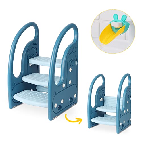 Toddler Step Stool Chair Onasti Kids 3 Step Standing Tower for Toddlers