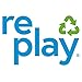 Re-Play Made in USA 2pk Straw Cups with Reversable Straws Plus Bonus 2 Replacemnent Straws - Sky Blue, Lime Green