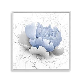 Framed Canvas Wall Art Sketch Canvas Prints Home Artwork Decoration for Living Room,Bedroom - 16x16 inches