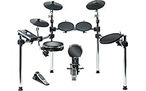 Alesis Command Kit | Eight-Piece Electronic Drum Set with Mesh Snare and Mesh Kick and USB Port for User-Loaded Samples
