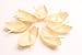 Bamboo Wooden Boat 200 Packs with 200 pcs Bamboo Stickers Middle Size 5 Inches