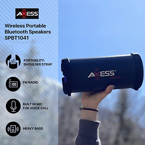 Axess Speakers Bluetooth Wireless Portable — at Home, Car Speakers, Or