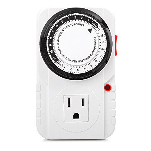 Century 24 hour heavy duty plug-in mechanical timer gro…