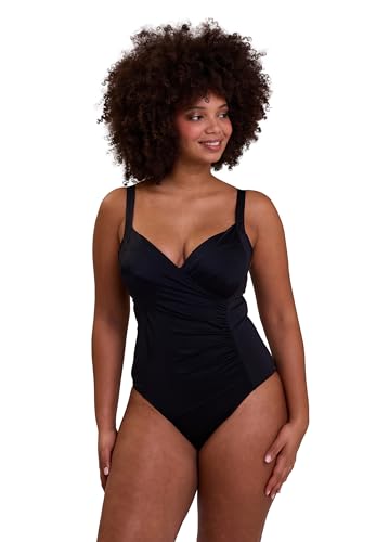 SANS COMPLEXE Femme Aruba_28aam95 Maillot De Bain Une Pièce, Noir, 95C EU