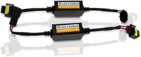 AUTO ROVER 2 Pcs Warning Error Canceller Canbus Xenon LED Decoder Kits for H11 LED headlight Relay Capacitor Error Warning Canceller Anti-flicke 35W.