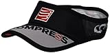 Runners Visor - ULTRA LIGHT VISOR V2 (Medium, Black) - Compressport Running