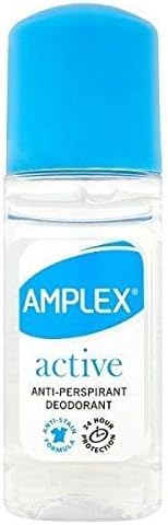 Amplex Active Anti-Perspirant Deodorant Roll On 50ml - Two Pack