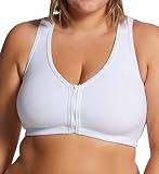 Valmont Zip-Front Sports Bra Style 1611A 40B/C, White