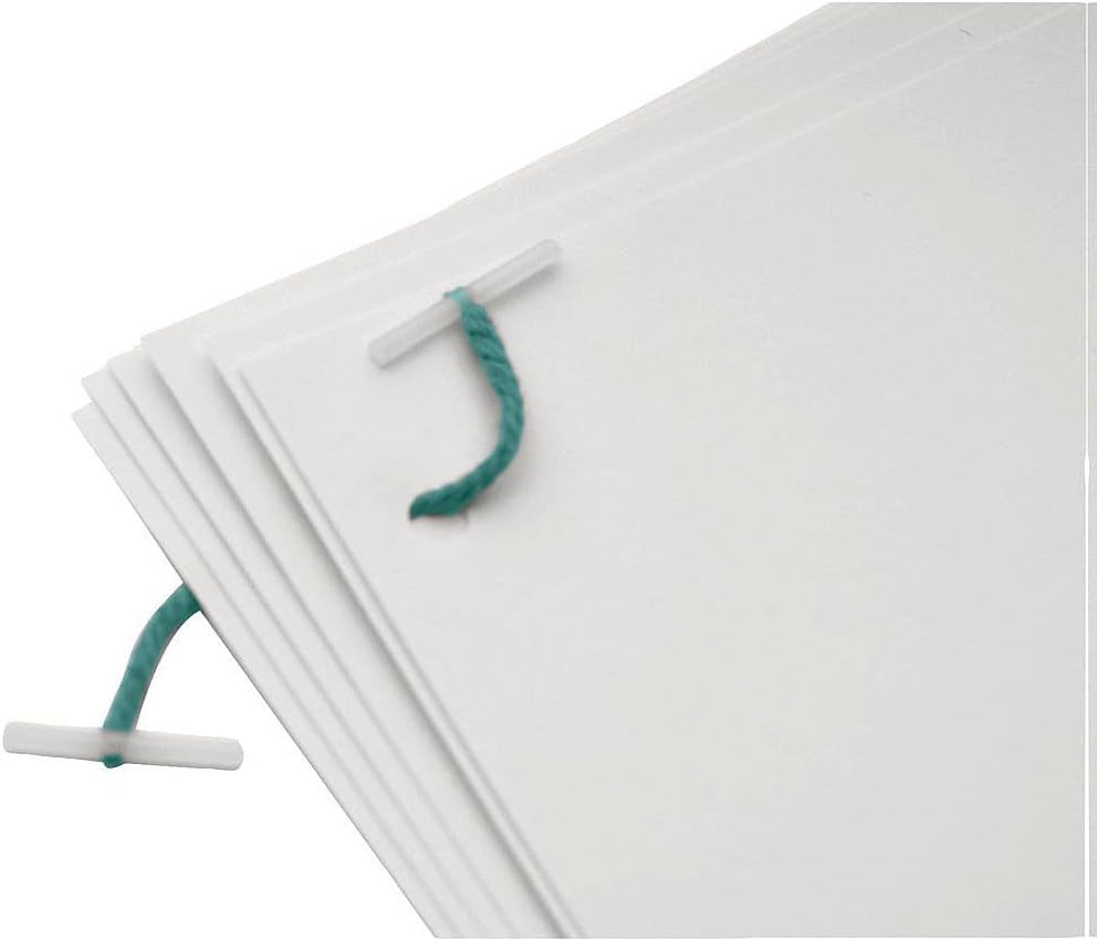 Q-Connect Plastic Ended Treasury Tag 152 mm Green Pack of 100