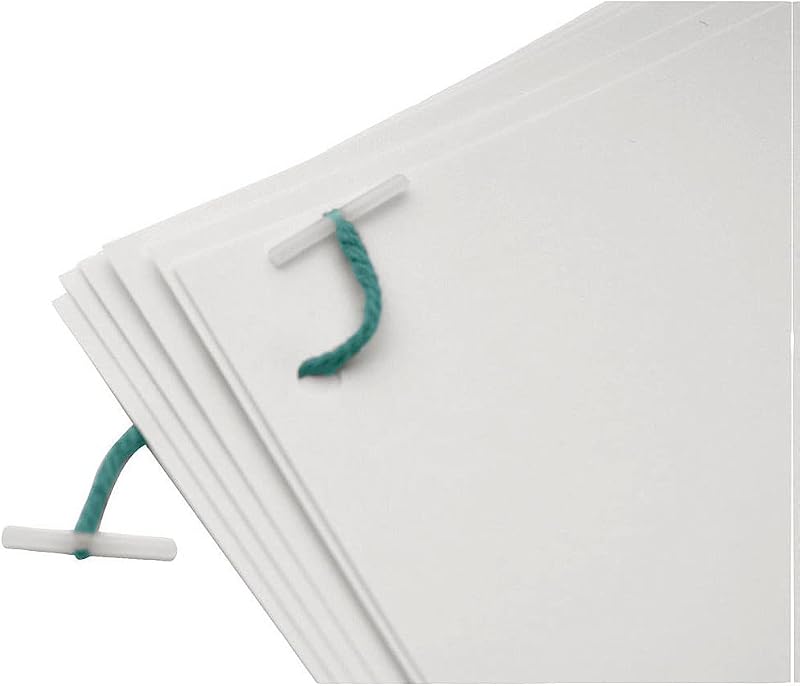 Q-Connect Plastic Ended Treasury Tag 152 mm Green Pack of 100
