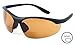Calabria 91348 Bifocal Reading Safety Glasses Readers +2.00 Copper Orange Men Women Wrap Around Eye Protection Shatterproof