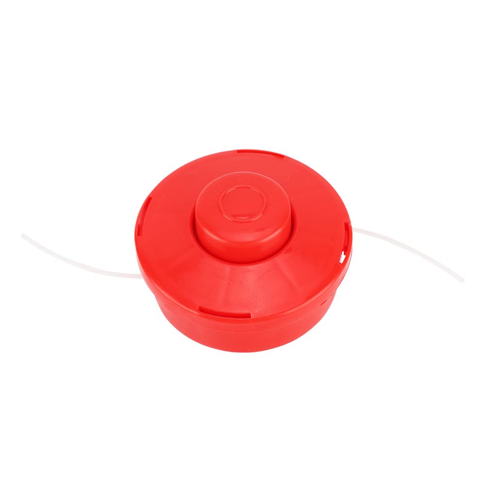 Universal Trimmer Head, Replacement Strimmer Bump Feed Line Universal Convenienct for Making a Low Grass(red)