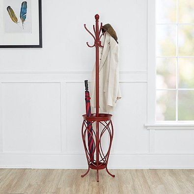Ampersand Charleston Coat Rack (Red)