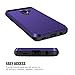 Galaxy S9 Plus Case, Anuck Shockproof Galaxy S9 Plus Wallet Case Card Pocket Anti-Scratch Hard Shell Soft Rubber Bumper Protective Cover with Card Holder Slot for Samsung Galaxy S9 Plus - Purple