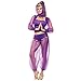Fun World Women's Dreamy Genie Adult Costume, Purple, M/L Size 10-14