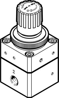 Festo 549921 LRP-1/4-10-EX4 PRECISION Pressure Regulator