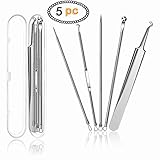 Blackhead Remover Kit, 5PCS Premium Stainless Steel
