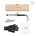 Anjou 1 inch Curling Iron with Tourmaline Ceramic Coating, Hair Curling Wand with Anti-Scalding Insulated Tip (200°F - 410°F, Heat Resistant Glove)