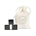 Original Whisky Stones BLACK By Teroforma – Handcrafted Polished Soapstone Beverage Chilling Cubes (Set of 9)