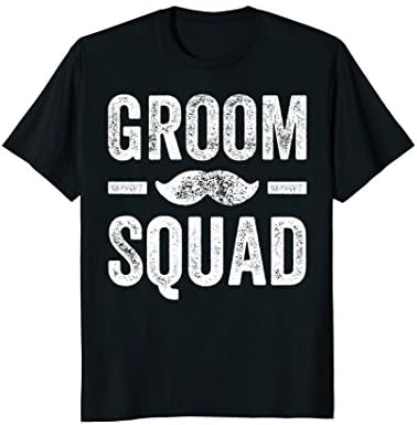 Mens Groom Squad T-Shirt - Bachelor Party Groomsmen T-Shirt 3XL Black