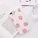 YeLoveHaw 7 Plus / 8 Plus Cute Case for Girls, Flexible Soft Slim Fit Full Protective Shell Phone Case with Summer Style Pink Juicy Peach Fruit Pattern for 7/8 Plus 5.5 Inch(Peach)