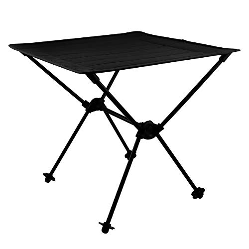 Yeeco Portable Camping Table, Ultralight Folding Table Foldable Camping Picnic Tables Portable Compact Roll Up Camp Tables with Carrying Bag for Outdoor Camping Hiking 
