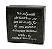 Granite Block, 3" Square- It is only with the heart that one can see clearly, for the most essential things are invisible to the eye. Antoine de Sainte Exupery