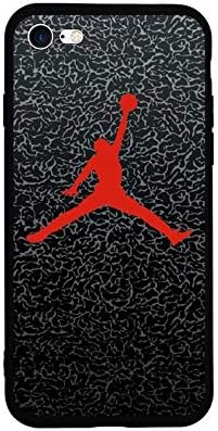 1 piece New Fashion Sport Fun Jordan Air Jump Man Soft TPU Silicone Case for iPhone 6 6s Plus 8 8Plus 7 7Plus X 5 5s SE Phone Bag Cover