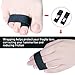 Welnove Toe Wraps Cushions Splints 6 Pcs Elastic Toe Straightener Bandages Relieve Pain from Broken-Crooked-Claw-Overlapping-Bent-Hammer Toe for Men and Women