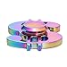 Weirui US Dollars Shaped Rainbow Brass Hexagon Fidget Spinners Hand Spinner for Killing Time Fidget Toy With Premium Hybrid Ceramic Bearing (8 Rainbow)
