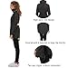 Diamond Candy Women's Waterproof Lightweight Raincoat - Hooded Active Outdoor Hiking Long Rain Jacket Windbreaker