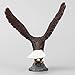 American Pride Bald Eagle Sculpture On Brown Branch Nature Bird Statue Figurine