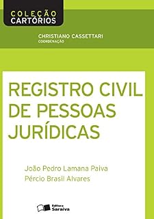 Livro CARTÓRIOS - REGISTRO CIVIL DE PESSOAS
