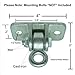 GoWi-Tools Porch Swing Hanging Kit Indoor & Outdoor, Up to 1400 lbs, (2) Heavy Duty Cast Iron Ceiling Mount, (2) 8