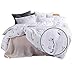 ughome Duvet Cover Queen, Same As Washed Cotton Process Soft Comforter Cover with 2 Pillowcases(Cat, Queen)