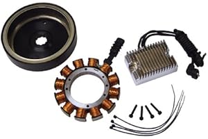 SCOOTERS PERFORMANCE V-Factor Performance Complete Charging Systems Kits For Big Twin Harley's 1984-99