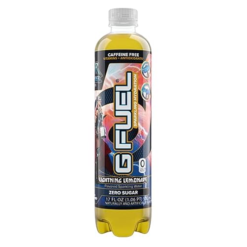G Fuel Sparkling Hydration Lightning Lemonade Flavor Inspired by