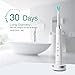 ORIA Sonic Toothbrush, Electric Rechargeable Toothbrush, Control Toothbrush with Dupont Brush Head, IPX7 Waterproof Design, 3 Optional Modes, 3 Replacement Heads, 40000 Strokes/min, for Kids, Adults